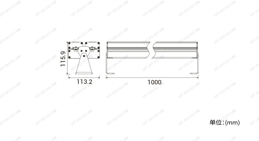 YD-XQ-110A  双排LED洗墙灯