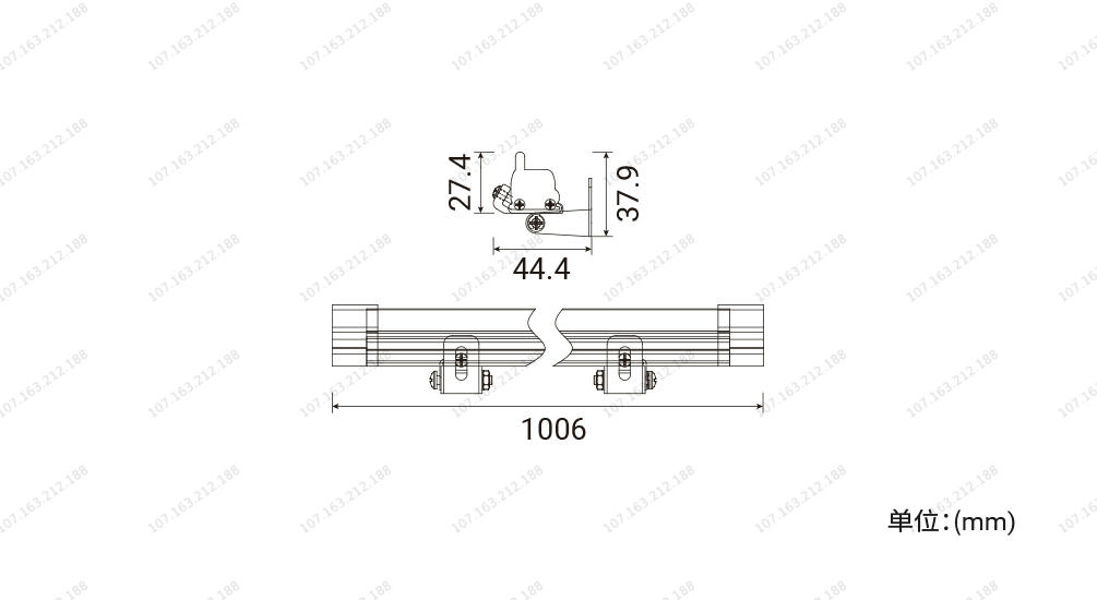 YD-XQY-16C 线槽一体化洗墙灯